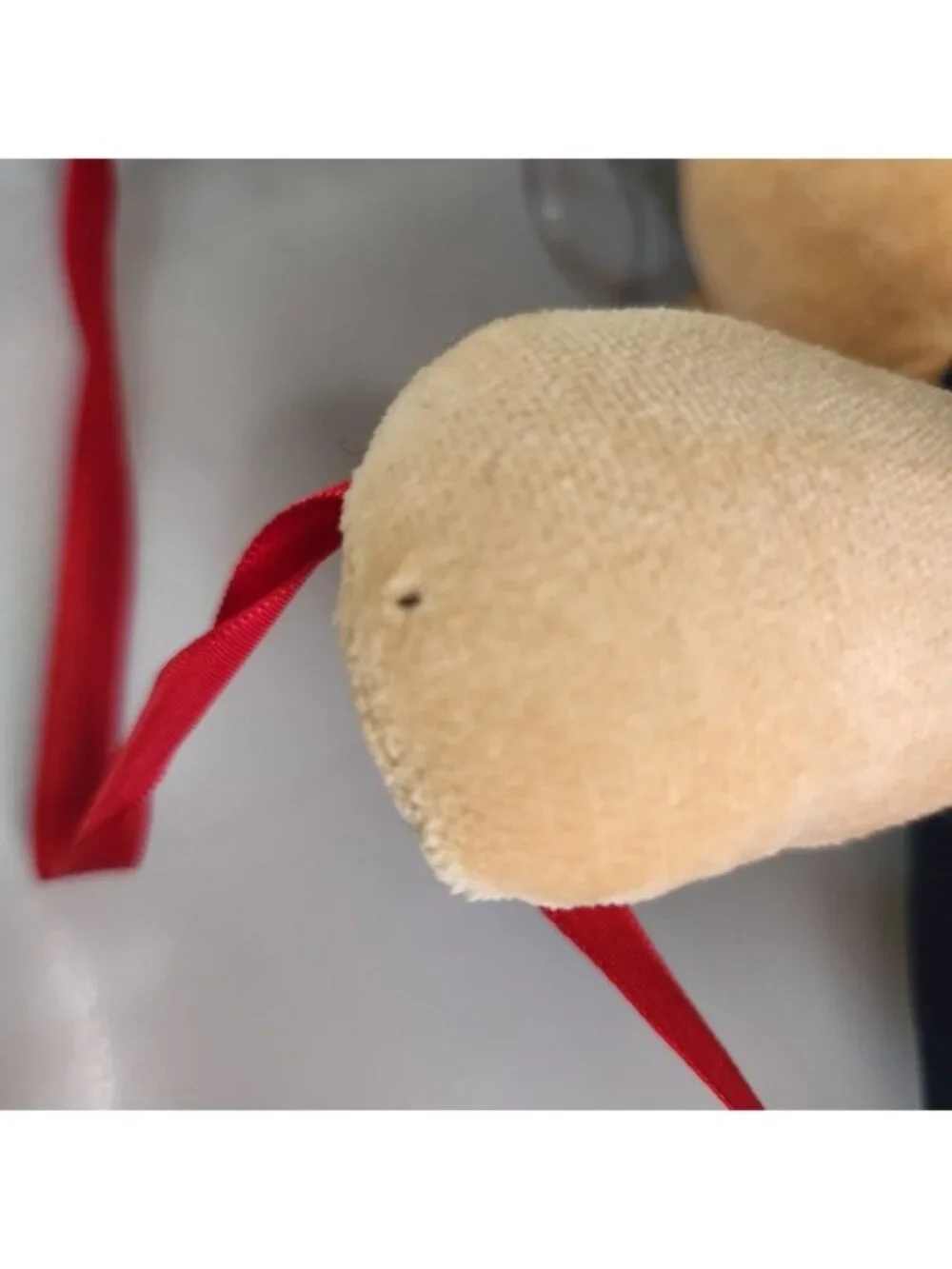 Vintage 1980 Dakin‎ Anne Klocko Rainbow Paragliding Teddy Bear Plush Hanging Toy